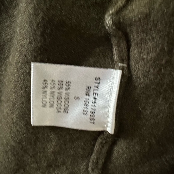 Pink Clover Olive Open-Front Cardigan - Picture 3 of 7